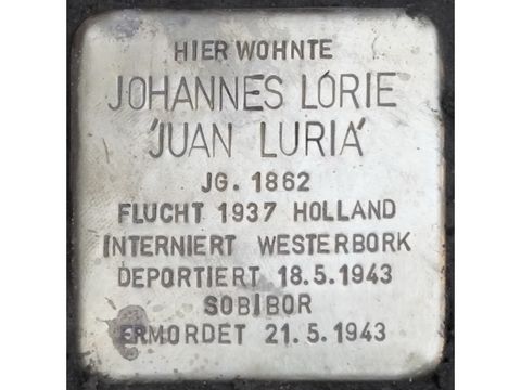 Stolperstein Johannes Lorie