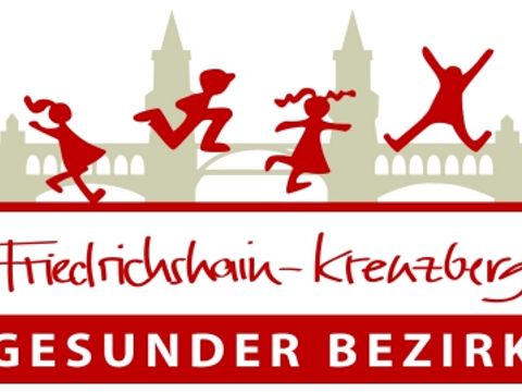 Logo Friedrichshain-Kreuzberg gesunder Bezirk