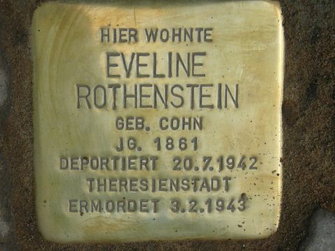 Stolperstein für Eveline Rothenstein