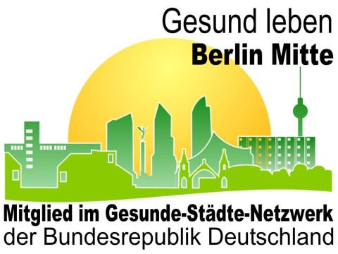 Logo des Gesunde-Städte-Netzwerks Berlin-Mitte