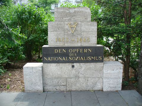 Gedenkstein für die Opfer des Nationalsozialismus, 29.5.2007, Foto: KHMM