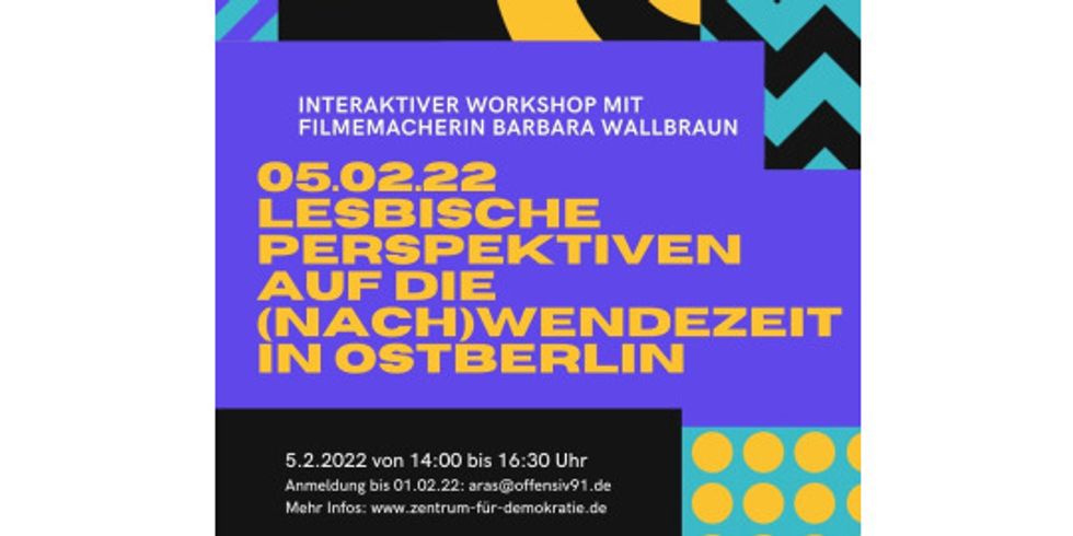 Workshop: Lesbische Perspektiven auf die (Nach)Wendezeit in Ostberlin