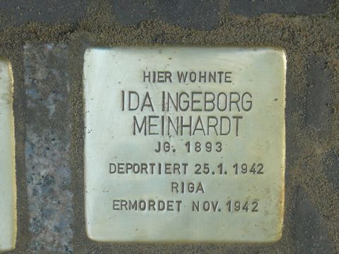 Stolperstein für Ida Ingeborg Meinhardt