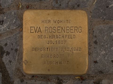 Stolperstein Eva Rosenberg, 26.04.2012