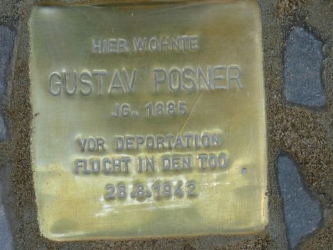 Stolperstein für Gustav Posner