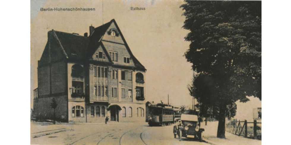 Rathaus-Berlin-Hohenschönhausen Postkarte um 1915 