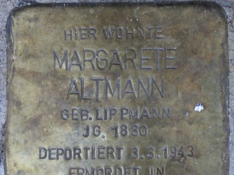 Stolperstein Margarete Altmann