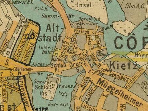 Historische Karte Treptow-Köpenick
