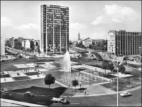 Ernst-Reuter-Platz um 1965, Postkarte