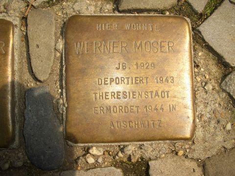 Stolperstein für Werner Moser, 27.07.2011
