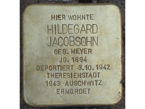 Stolperstein Hildegard Jacobsohn