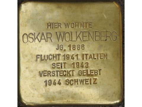 Stolperstein Oskar Wolkenberg