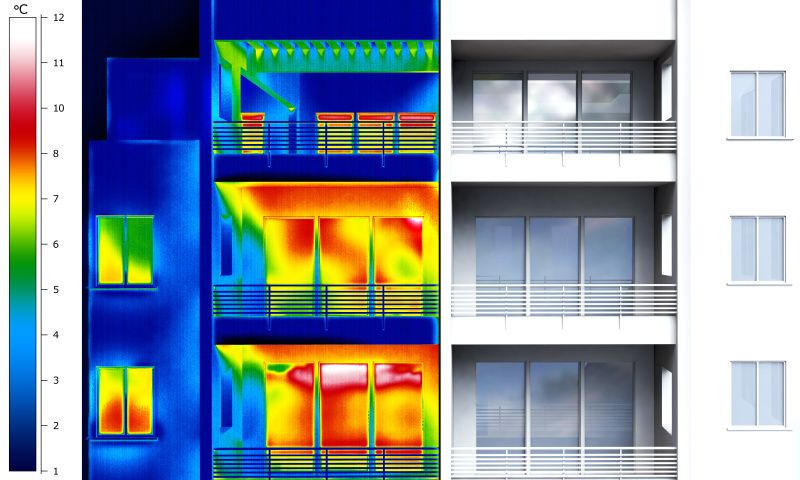 Thermografie Hausfront