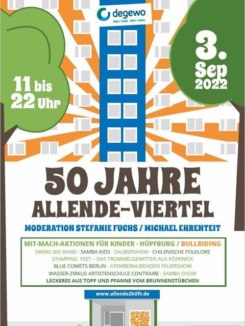 Bildvergrößerung: Plakat 50 Jahre Allende-Viertel