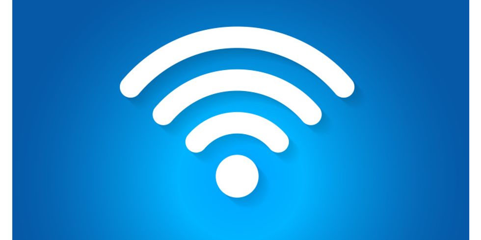 Free WiFi WLAN Empfangswellen