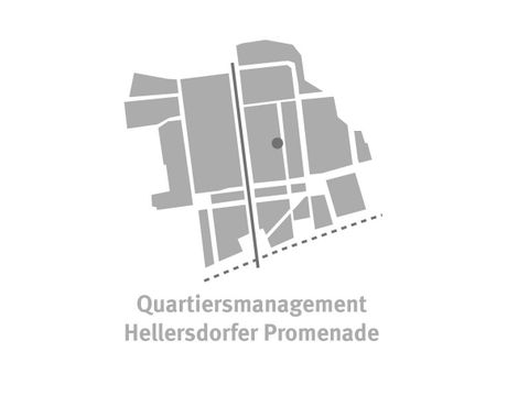 Logo des Quartiersmanagements Hellersdorfer Promenade