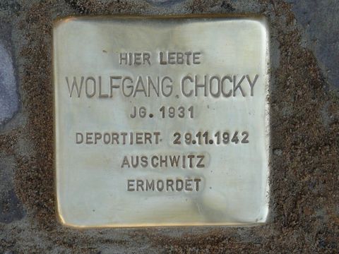 Stolperstein für Wolfgang Chocky
