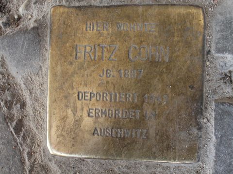 Stolperstein Fritz Cohn