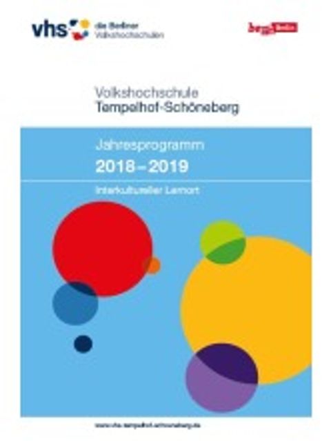 Cover des Jahresprogrammheftes 2018 2019