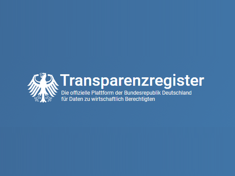 Logo des Transparenzregister des Bundes