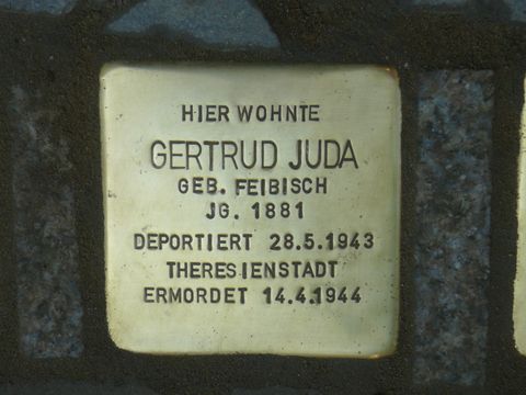 Stolperstein für Gertrud Juda