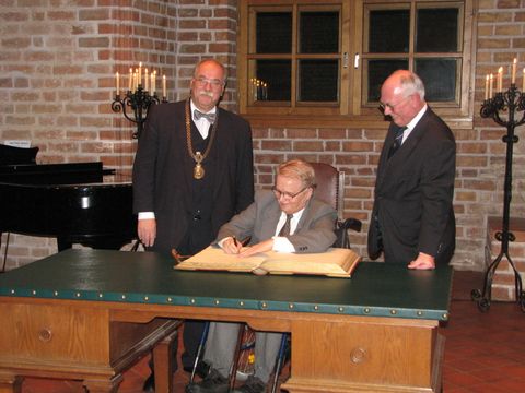 Konrad Birkholz, Manfred Bartels und Jürgen Vogt (von links nach rechts)