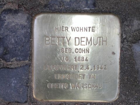 Stolperstein Betty Demuth