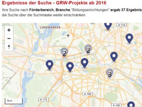 GRW-Projekte ab 2016