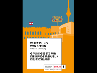 Link zu: Verfassung von Berlin (mit Einführung) und Grundgesetz für die Bundesrepublik Deutschland