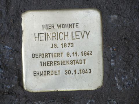 Stolperstein Heinrich Levy