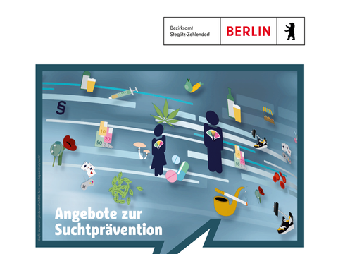Cover der Broschüre "Suchtprävention" 2021