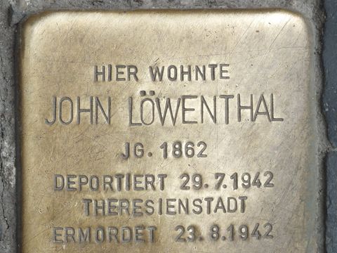 Stolperstein John Löwenthal