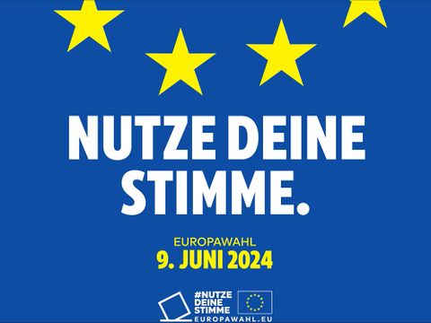 Werbung zur Europaewahl 2024