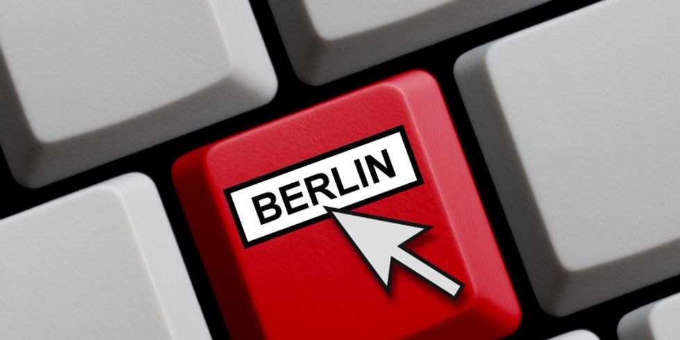 Computertaste mit Aufschrift "Berlin"