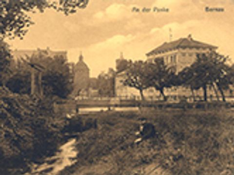 Bildvergrößerung: Historische Postkarte "an der Panke, Bernau"