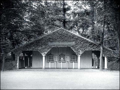 Erwin Barth - Volkspark Jungfernheide, Kassenhäuschen des Naturtheaters, um 1930