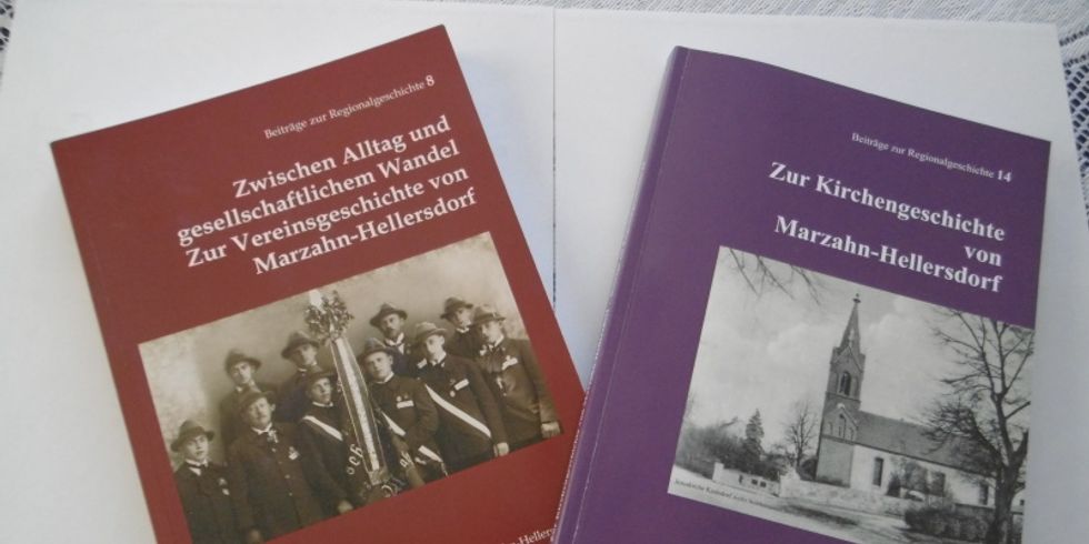 Zwei Broschüren des Heimatvereins Hellersdorf/Marzahn e.V.