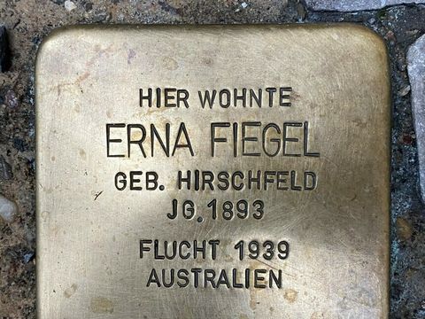 Stolperstein Erna Fiegel