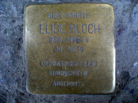Stolperstein für Elise Bloch