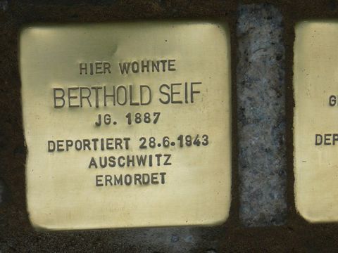 Stolperstein für Berthold Seif