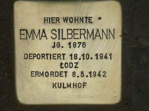 Stolperstein für Emma Silbermann