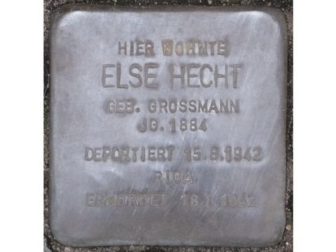 Stolperstein Else Hecht, 2013