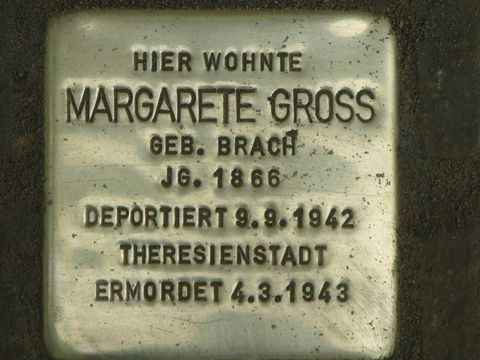 Stolperstein für Margarete Gross
