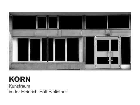 Kunstraum-Schaufenster Heinrich Böll-Bibliothek leer