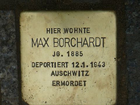 Stolperstein für Max Borchart