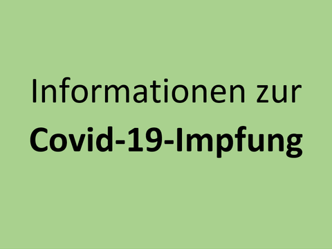 Infos zur Covid-19-Impfung