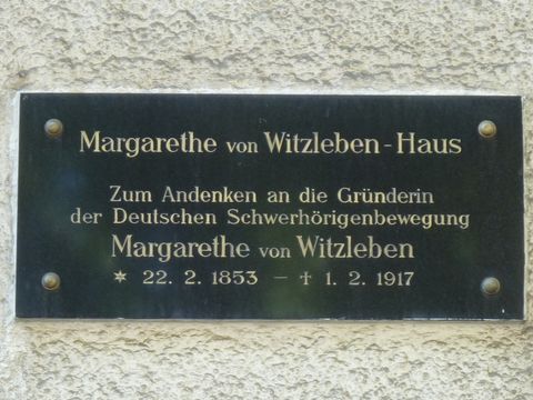 Gedenktafel für Margarethe von Witzleben, 22.9.2010, Foto: KHMM
