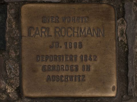 Stolperstein Carl Rochmann, 25.03.2012