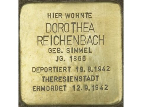 Bildvergrößerung: Stolperstein Dorothea Reichenbach