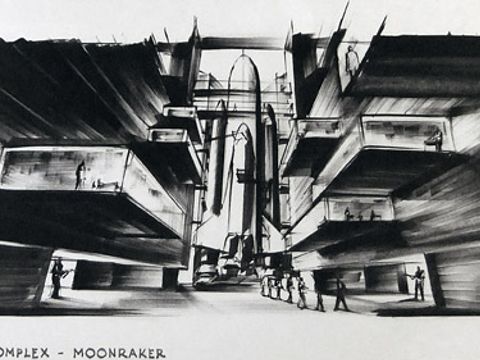 Bildvergrößerung: Entwürfe zu James Bond 007 – Moonraker, 1979